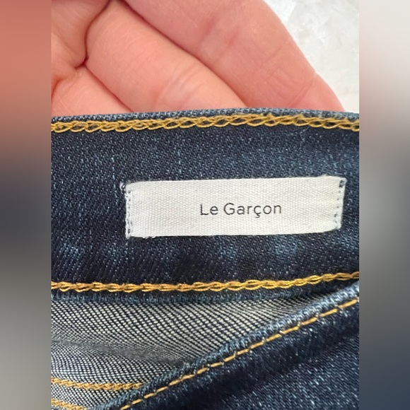 Frame | Women’s SZ 31 | Le Garcon Crop Denim Blue Jeans | Medium Wash Mid Rise - Picture 3 of 9